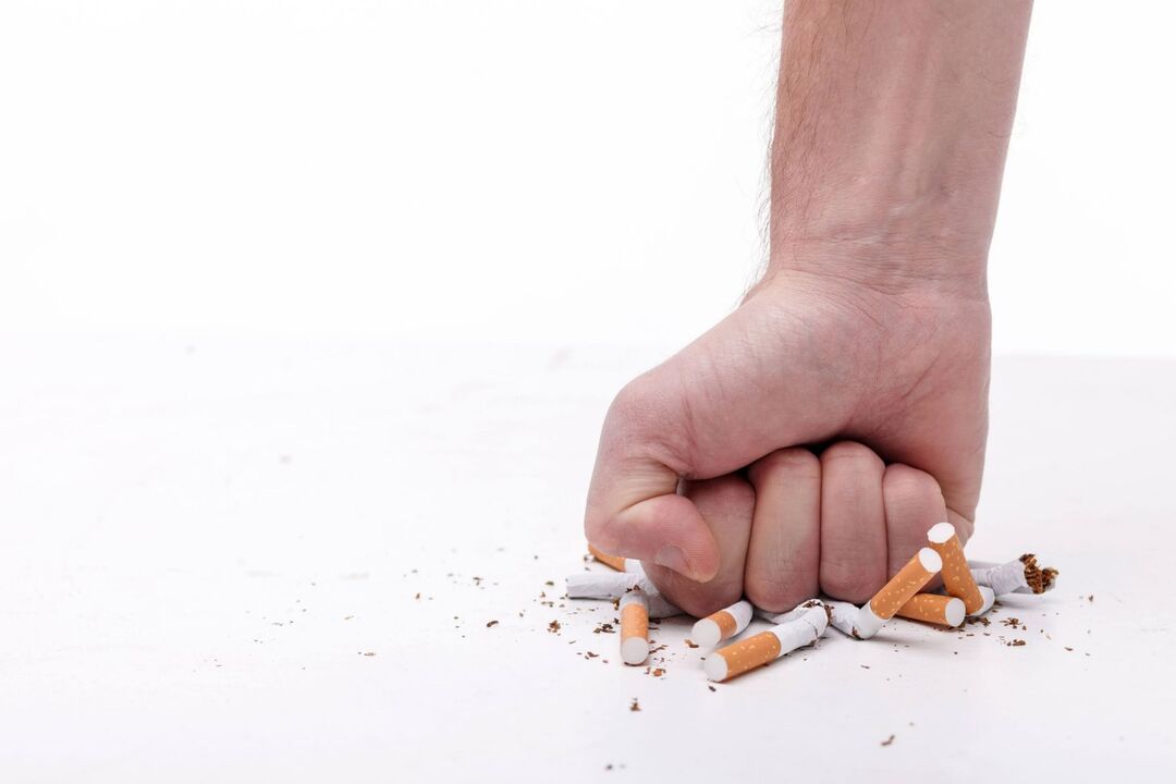 Odbijanje cigareta pomoću nicode spreja